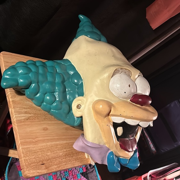 “The Simpsons” Show Krusty The Clown 🤡 Head Mask - Picture 3 of 12